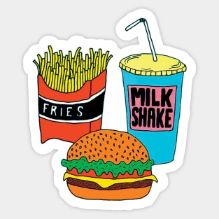Fast food Sticker
